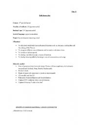 English Worksheet: lesson plan 2 natural disasters
