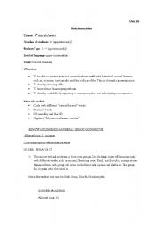 English worksheet: natural disasters and reported speech