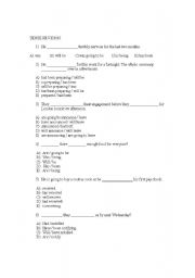 English Worksheet: TENSE REVISION