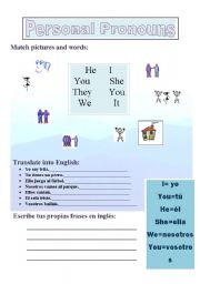 Personal pronouns