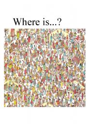 where is...? describing people