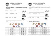 English Worksheet: School Supplies