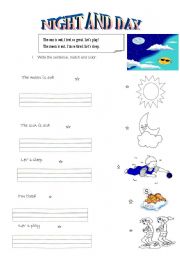 English Worksheet: day 