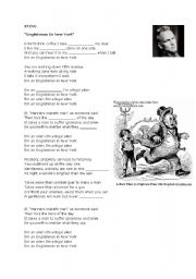 English Worksheet: Englishman in New York