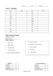 English Worksheet: classroom 