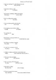 English worksheet: PRESENT SIMPLE