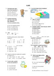 English Worksheet: 6th grade mix 11 questions