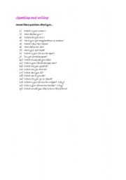 English Worksheet: Giving personal information