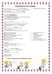 English Worksheet: Song 