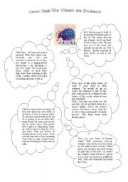 English worksheet: How can microbes clean the ocean?