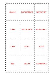 English worksheet: Comparatives Board Game Part II