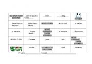 English Worksheet: If I were.....a board game