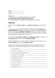 English worksheet: Similes