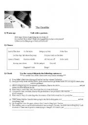 English Worksheet: Gambling Idioms