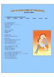 English Worksheet: Hot N Cold by Katy Perry