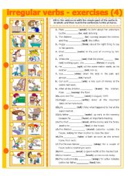 IRREGULAR VERBS - EXERCISE 4