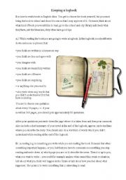 English Worksheet: Reading log