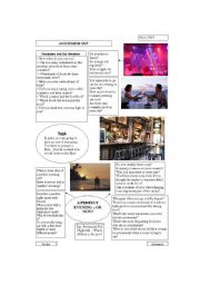 English Worksheet: An Evening Out