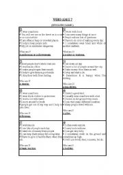 English Worksheet: Guessing game about jobs
