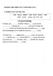 English worksheet: Past Simple