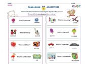 English Worksheet: Adjectives comparison