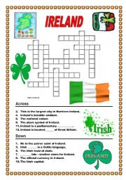 Ireland - crossword