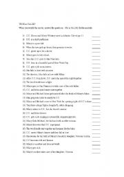 English Worksheet: Beaches Movie
