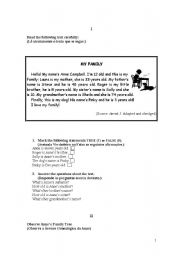 English worksheet: Test