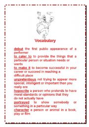 English worksheet: Vocabulary