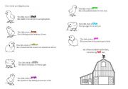 English worksheet: Chick colouring