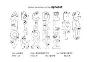 English Worksheet: alphabet pronounciation