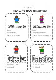 English Worksheet: past cont  -role cards 3/3
