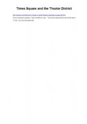 English Worksheet: A Day in New York