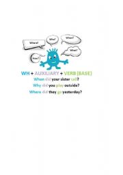 English Worksheet: wh questions
