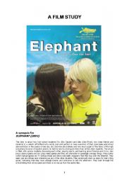 English Worksheet: ELEPHANT