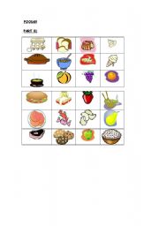 Foods Bingo - Part 01