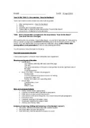 English Worksheet: Formal Letter Writng Task