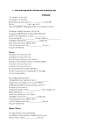 English Worksheet: Irreplaceable - by Beyonc
