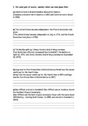 English Worksheet: Past Perfect Exercise sheet