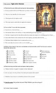 English Worksheet: Movie guide 