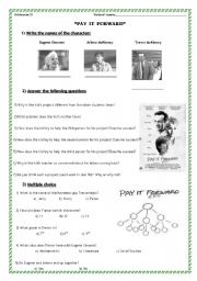 English Worksheet: PAY IT FORWARD