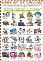 English Worksheet: USES OF 