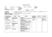 English Worksheet: Lesson Plan 18th September (Chile)
