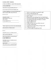 English worksheet: Song to work with quantifiers (A little, Little)