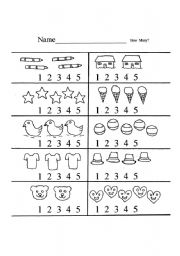 English Worksheet: Numbers Worksheet