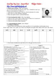 English Worksheet: Good Bye My Lover - Song by James Blunt