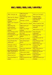 English Worksheet: Routines