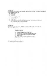 English worksheet: Role play: Renting a flat.