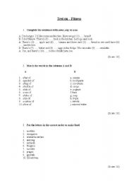 English Worksheet: Fitness, health, food.