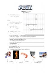 English worksheet: FANTASTIC FOUR2